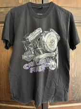 Vintage Harley Davidson Chrome Fever Harley Davidson of Roma Italia Grande 1996, usado comprar usado  Enviando para Brazil