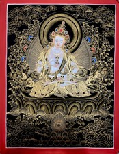 Usado, Rara mandala tibetana Vajradhara pintada à mão Thangka pintura Om yoga 008 comprar usado  Enviando para Brazil