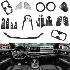 Kit de acabamento de capa de decoração de interiores ABS fibra de carbono para Kia Forte K3 2019-2024 comprar usado  Enviando para Brazil