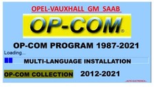 OPCOM-Vauxhall  1987-2021 (200603a) OPEL-GM-SAAB  all versions  software  comprar usado  Enviando para Brazil