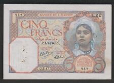 Algerie francs 1941 d'occasion  France