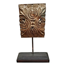 Antigo Antigo Vintage Madeira Em Relevo Forma Única Lindo Painel Tampo de Mesa comprar usado  Enviando para Brazil