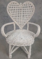 Vtg white wicker for sale  Iola
