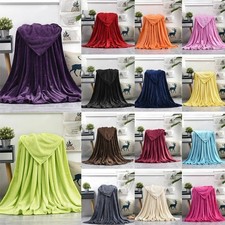 Plain blanket throw for sale  UK