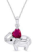 Elephant pendant necklace for sale  Houston