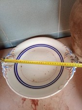 Piatto antico terracotta usato  Margherita di Savoia