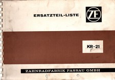 Ersatzteilliste zahnradfabrik  gebraucht kaufen  Poing