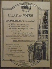 Publicité gramophone voix d'occasion  Beaumont-de-Lomagne