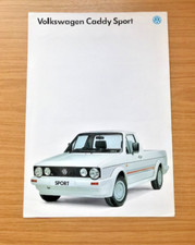 Folleto de ventas de camioneta deportiva Volkswagen Caddy MK1 - Artículo original del concesionario segunda mano  Embacar hacia Mexico