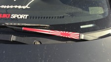 Calcomanías pegatinas de vinilo limpiaparabrisas (bandera japonesa JDM) - JUEGO de 2 - diferentes Colores segunda mano  Embacar hacia Mexico