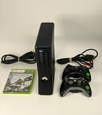 Console Xbox 360 Slim modelo 1439 com 2 controles sem fio e 1 jogo - Testado comprar usado  Enviando para Brazil