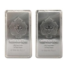 Barras de prata Scottsdale STACKER® 2 x 10 oz .999 #A248 comprar usado  Enviando para Brazil