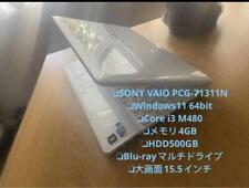 SONY VAIO PCG-71311N Note PC Laptop PC HDD 500GB RAM 4GB CPU Core i3 M480 WIn11, usado comprar usado  Enviando para Brazil