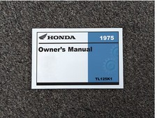 1975 honda tl125k1 for sale  Dubuque