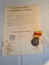 Verdienstmedallie baden silber gebraucht kaufen  Lahr