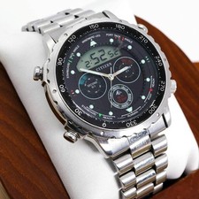 Citizen Sporte Yacht Timer C050-088379 relógio operacional masculino quartzo analógico digital comprar usado  Enviando para Brazil