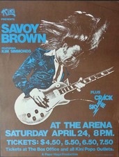 Pôster de concerto Savoy Brown Honolulu Havaí 1976 17x22 quase perfeito comprar usado  Enviando para Brazil