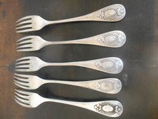 Fourchettes monogrammees poinc d'occasion  Toulon-