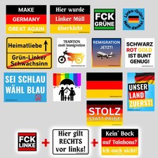 Afd aufkleber rechte gebraucht kaufen  Waldmünchen