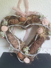 Seidenblumen herz trockenblume gebraucht kaufen  Hille