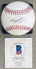 PETE CROW- BOLA DE BEISEBOL ARMSTRONG LICENCIADA BECKETT AUTENTICADA ASSINADA MANFRED EM PERFEITO ESTADO comprar usado  Enviando para Brazil