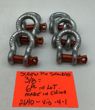 Screw pin shackles for sale  National City