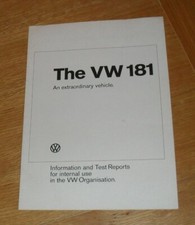 Volkswagen 181 internal for sale  FAREHAM