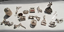 Vintage silver charms for sale  BOLTON