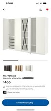 Ikea pax white for sale  NOTTINGHAM