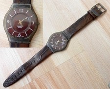 Swatch Skin Dark Relief SFM107 Armbanduhr Uhr flach comprar usado  Enviando para Brazil