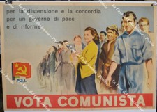 Manifesto politico. vota usato  Pistoia