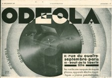 Publicité ancienne disques d'occasion  France