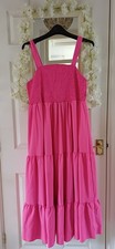 Hot pink shirred for sale  LINCOLN