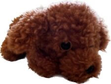 Brinquedo miniatura Russ Poodle filhote de cachorro pelúcia 5” marrom mini animal de estimação bicho de pelúcia, usado comprar usado  Enviando para Brazil