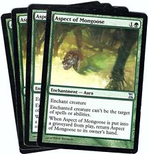 Tarjeta Magic The Gathering Magic The Gathering Magic The Gathering - 4X Aspect of Mongoose - Time Spiral - Poco común X4 segunda mano  Embacar hacia Argentina