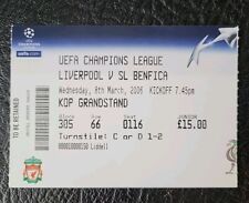 Ticket stub liverpool for sale  BEDFORD