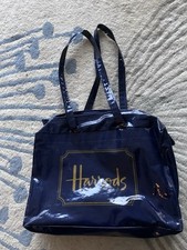 Harrods navy blue for sale  COLCHESTER
