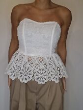 White lace peplum for sale  RADLETT