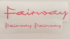 Fairway taxi stickers for sale  GREAT YARMOUTH