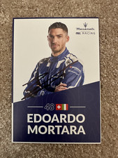 Signed edoardo mortara for sale  LEEDS