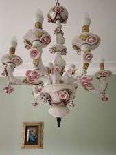 Lampadario stile capodimonte usato  Pinerolo