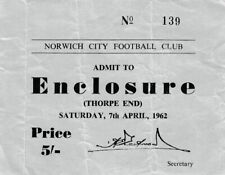 Norwich city walsall for sale  NEWRY