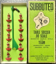 Vintage subbuteo red for sale  GLOSSOP