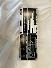Reboque de carga M106 A1 1 1/2 tonelada 2 rodas (NOS) nova placa de dados antiga de estoque comprar usado  Enviando para Brazil