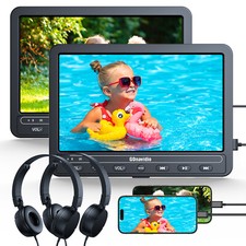 DVD player de carro tela 2X 10,5" 5 horas bateria recarregável USB HDMI com fones de ouvido comprar usado DVD player de carro tela 2X 10,5" 5 horas bateria recarregável USB HDMI com fones de ouvido comprar usado  Enviando para Brazil