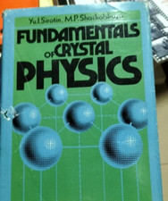 Foundametals crystal physics usato  Bologna