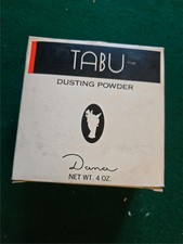 Pó de pó vintage 4 oz Tabu by Dana descontinuado fechado na caixa comprar usado  Enviando para Brazil