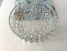 Vintage glass bowl for sale  DARTFORD