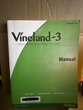 Vineland Adaptive Behavior Scales Third Edition Manual Book Pearson Psychcorp comprar usado  Enviando para Brazil