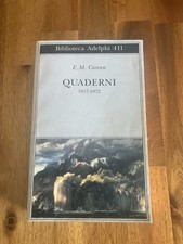 Quaderni emil cioran usato  Roma